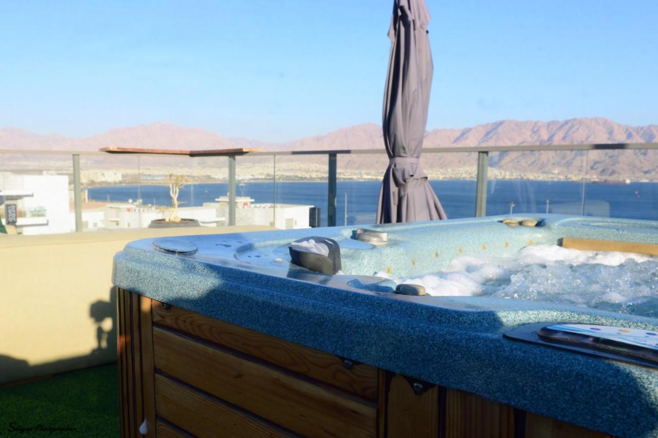 Penthouse Bay View Apartment Eilat Exterior photo